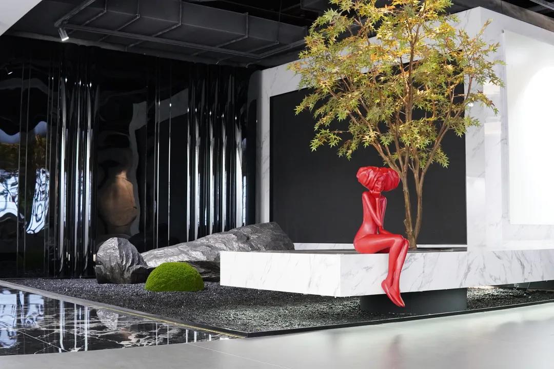 總部展廳鑒賞|3680㎡的巖值Show，刷新審美新高度(圖6)